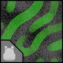 Green threads Paint